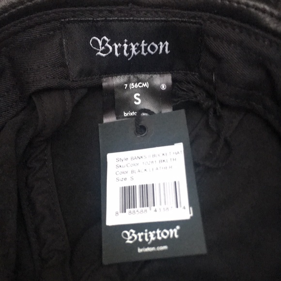 New Brixton Unisex Vegan Leather Bucket Hat - Picture 4 of 6